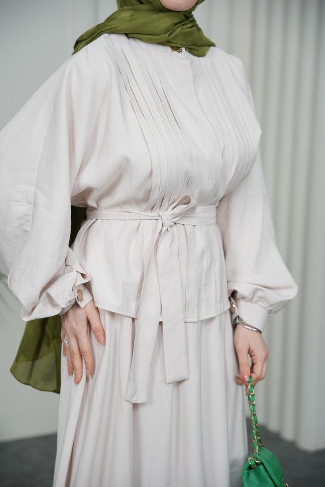 Mode Roy Μπεζ Απλό Εθνικό Σετ Για Ανοιξη Και Καλοκαίρι Χονδρικό εμπόριο ενδυμάτων Απλό