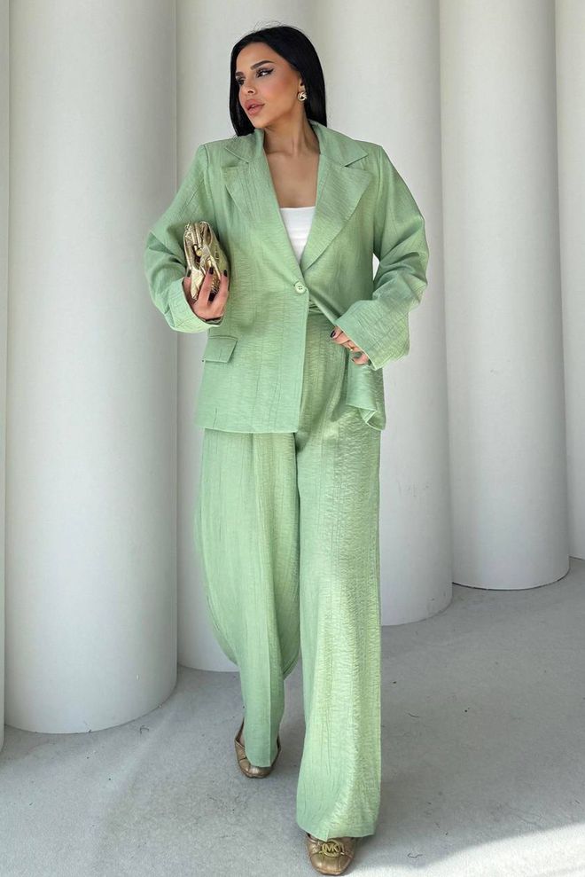 Mode Roy Green Elegant Casual Formal Suit Wholesale Clothing Lounge