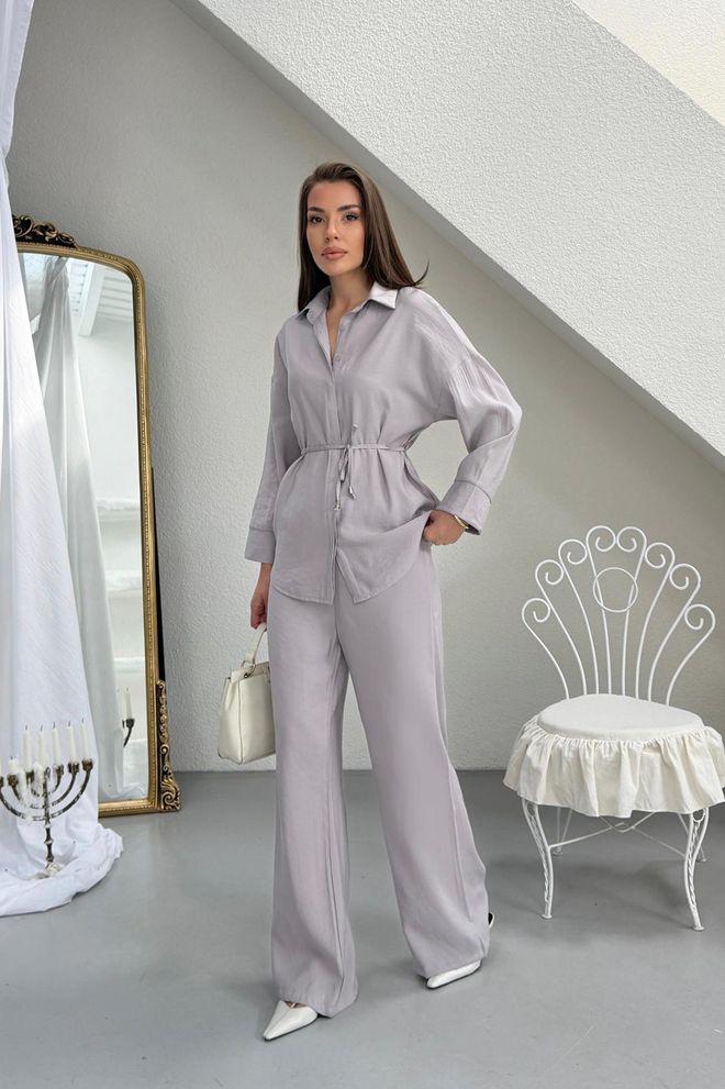 Mode Roy Grey Elegant Formal Set Wholesale Clothing 1