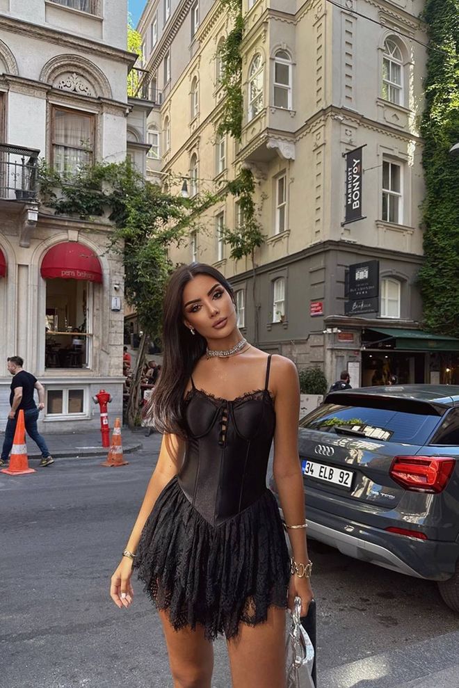 Mode Roy Vestito Corsetto Elegante Sexy Nero Abbigliamento all'ingrosso Sexy