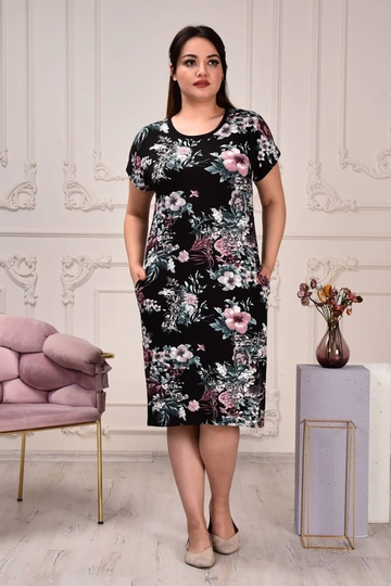 Vestido de gasa con estampación floral - Mayoristas y Fabricantes