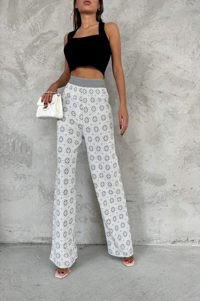 My Fashion „Vakko“ Rašto Kelnės – Pilkos Spalvos Didmeninė prekyba drabužiais Kokteilinė