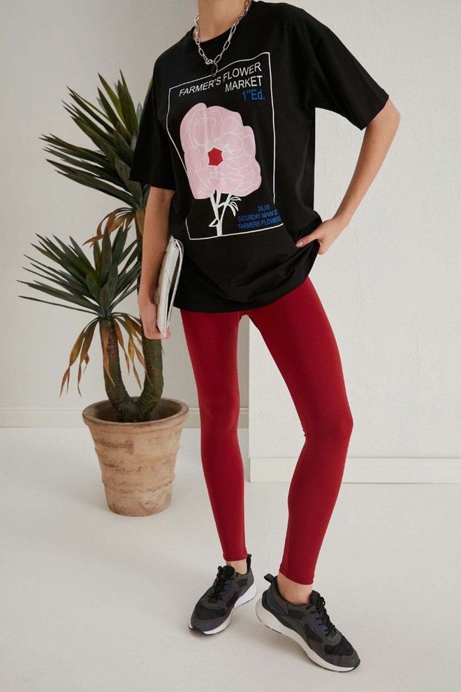 My Fashion Farmers Print T shirt Μαύρο Χονδρικό εμπόριο ενδυμάτων Casual