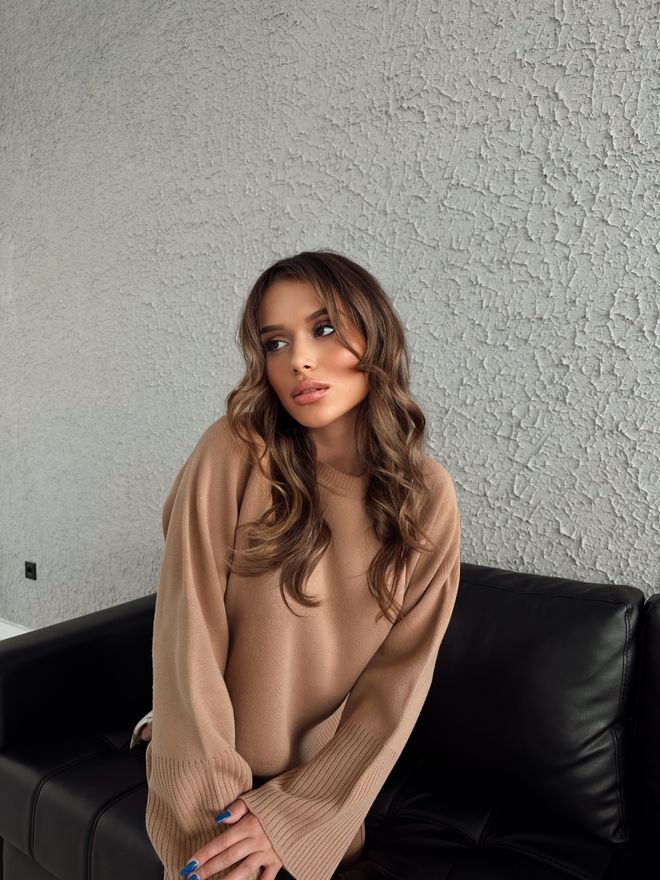 My Fashion Ιταλικό Σετ Πικέ Χρώμα Μπισκότου Χονδρικό εμπόριο ενδυμάτων Casual