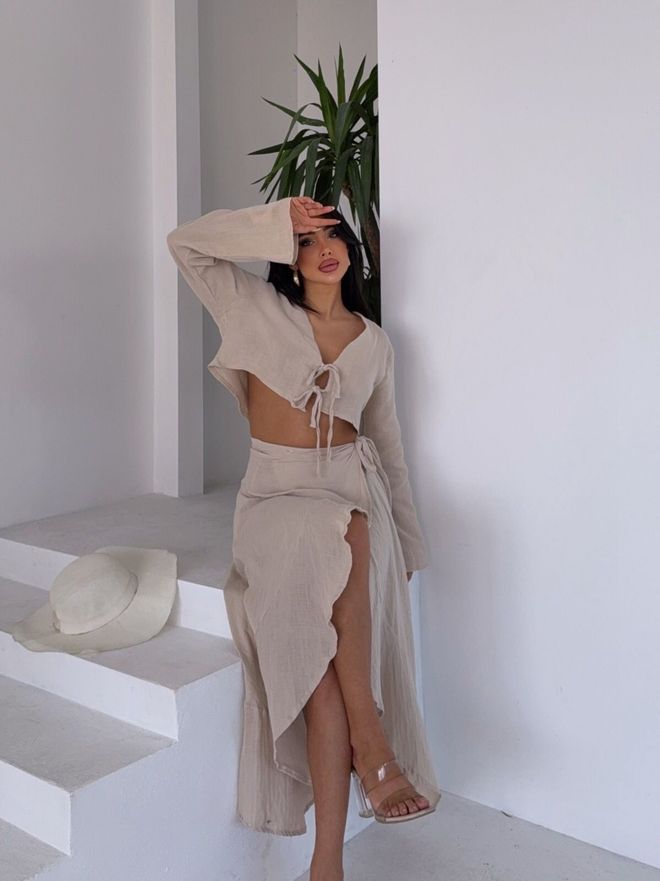 My Jest Fashion Set Bež Veleprodaja odjeće Ležerni