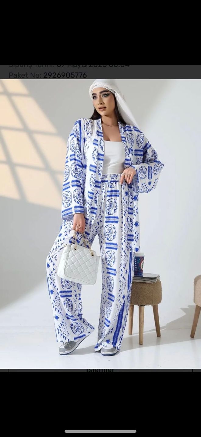 My Jest Fashion Λευκό Εθνοτικό Μεγάλο Κιμονό Με Τετράγωνη Λαιμόκοψη Χονδρικό εμπόριο ενδυμάτων Casual