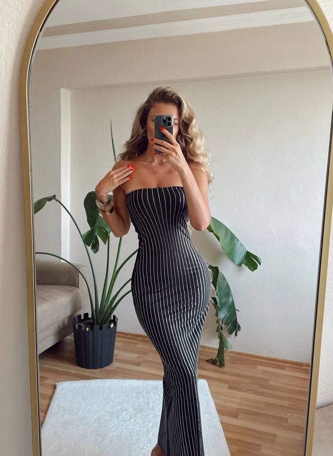 My Jest Fashion Vestito Bodycon Nero Sexy Elegante Formale Abbigliamento all'ingrosso Sexy