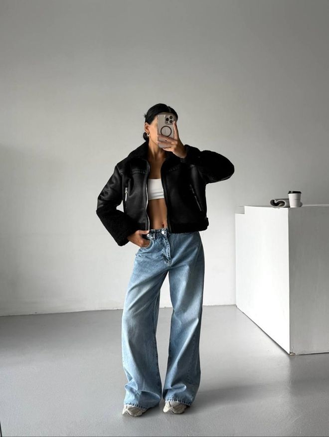 My Jest Fashion Siyah Bomber Ceket Günlük Ve Sokak Modası İçin Toptan Giyim Gündelik