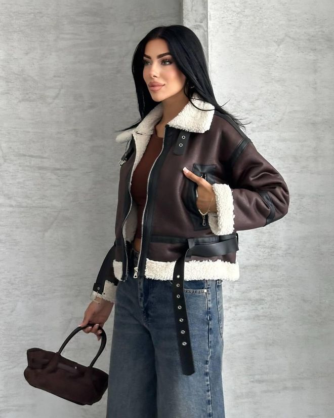 My Jest Fashion Chaqueta Bomber Marrón Ropa al por mayor Casual