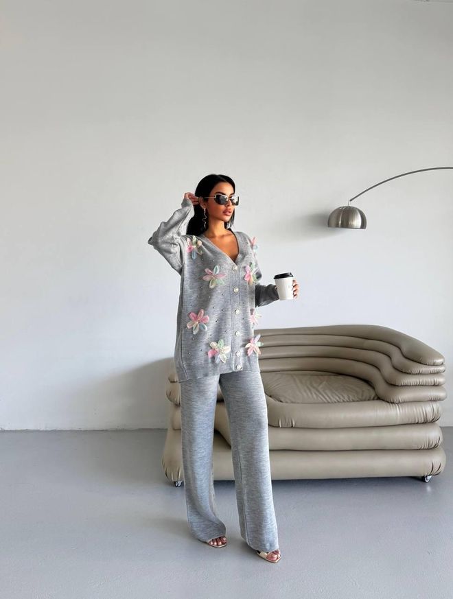 My Jest Fashion Conjunto Gris Elegante Casual Modesto Ropa al por mayor Modesto