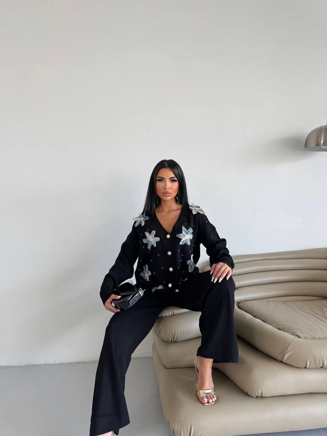 My Jest Fashion Set Elegant Formal Schwarz Großhandelskleidung Lässig