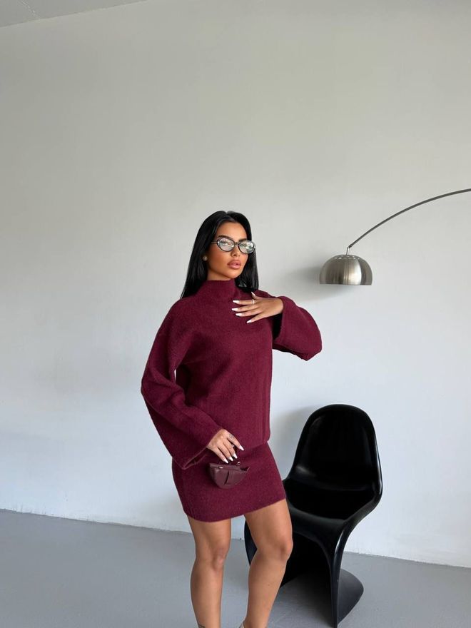 My Jest Fashion Σετ Μπορντό Κομψό Casual Χονδρικό εμπόριο ενδυμάτων Casual