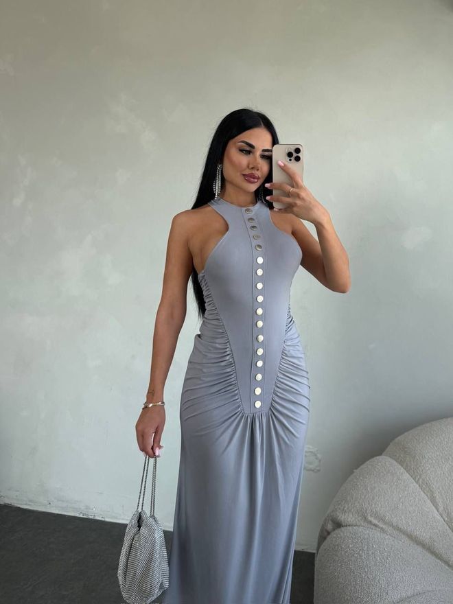 My Jest Fashion Siva Seksi Elegantna Formalna Glamurozna Uz Tijelo Haljina Veleprodaja odjeće Sexy