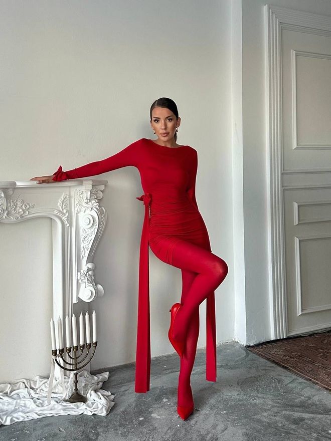 My Jest Fashion Crvena Seksi Elegantna Bodycon Mini Haljina Veleprodaja odjeće Vintage