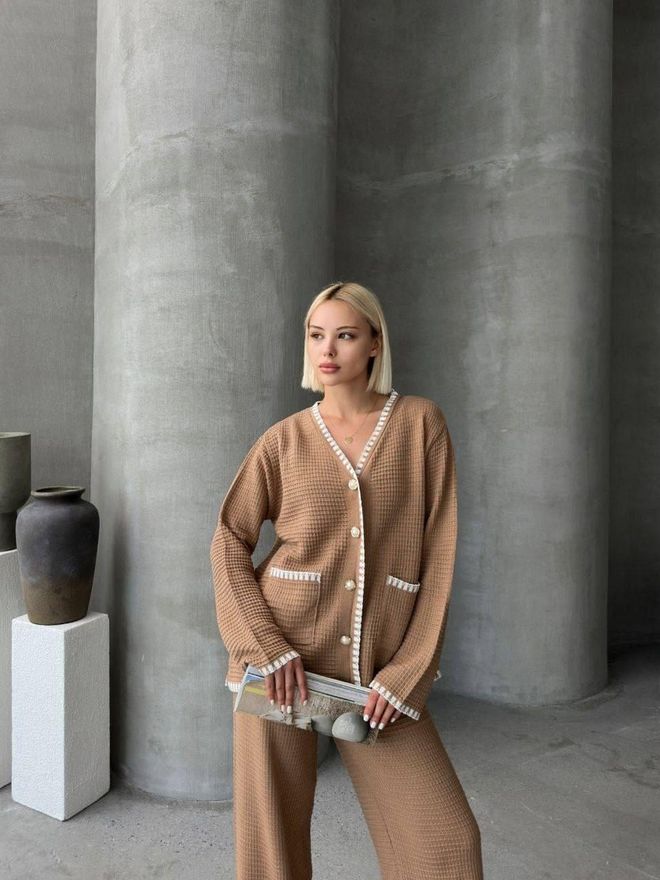 My Jest Fashion Set Casual Elegant Conservator Bej Îmbrăcăminte cu ridicata Conservator