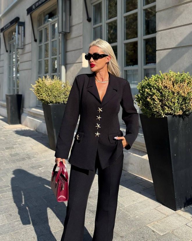 My Jest Fashion Traje Negro Elegante Formal – Esmoquin Corte Regular Ropa al por mayor Trabajo