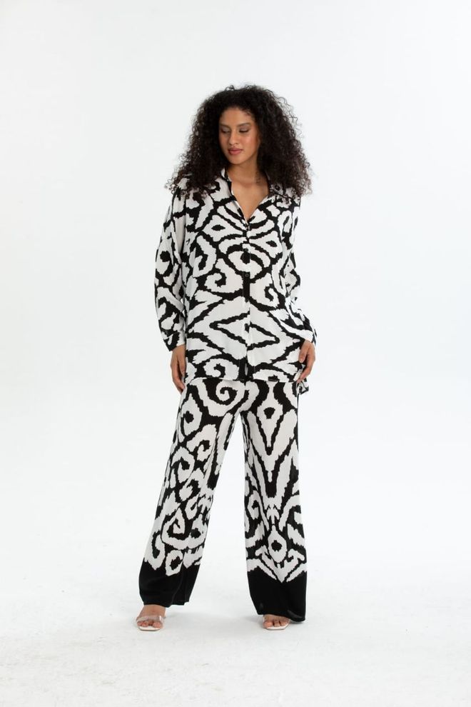 MyBee Viscose Suit White Wholesale Clothing Casual