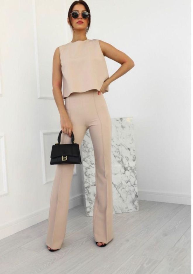 MyBee Одело Са Краватом На Леђима Беж Велепродаја одеће Формални