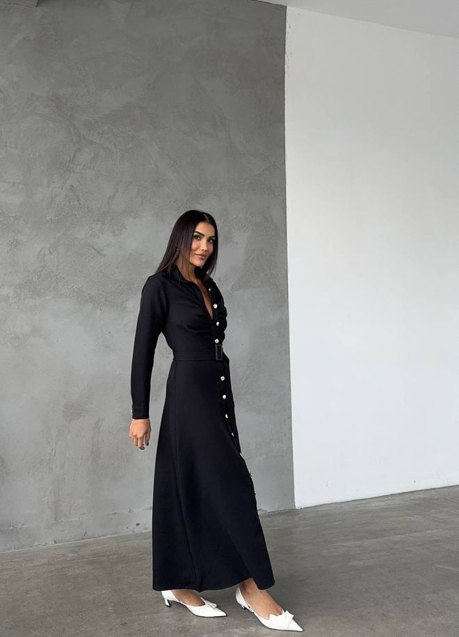 MyBee Abito Matilda Nero Abbigliamento all'ingrosso Cotone