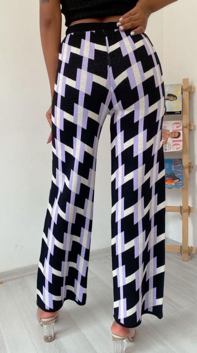 MyBee Knitwear Pants Black Wholesale Clothing Casual