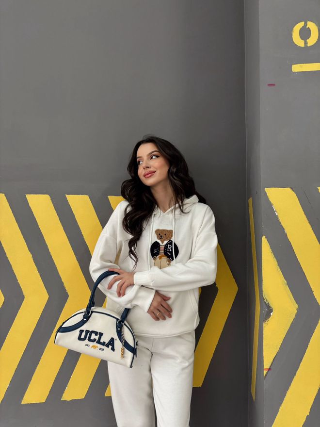 MyBee Conjunto De Chándal De Tres Hilos Con Relieve Blanco Ropa al por mayor Gimnasio