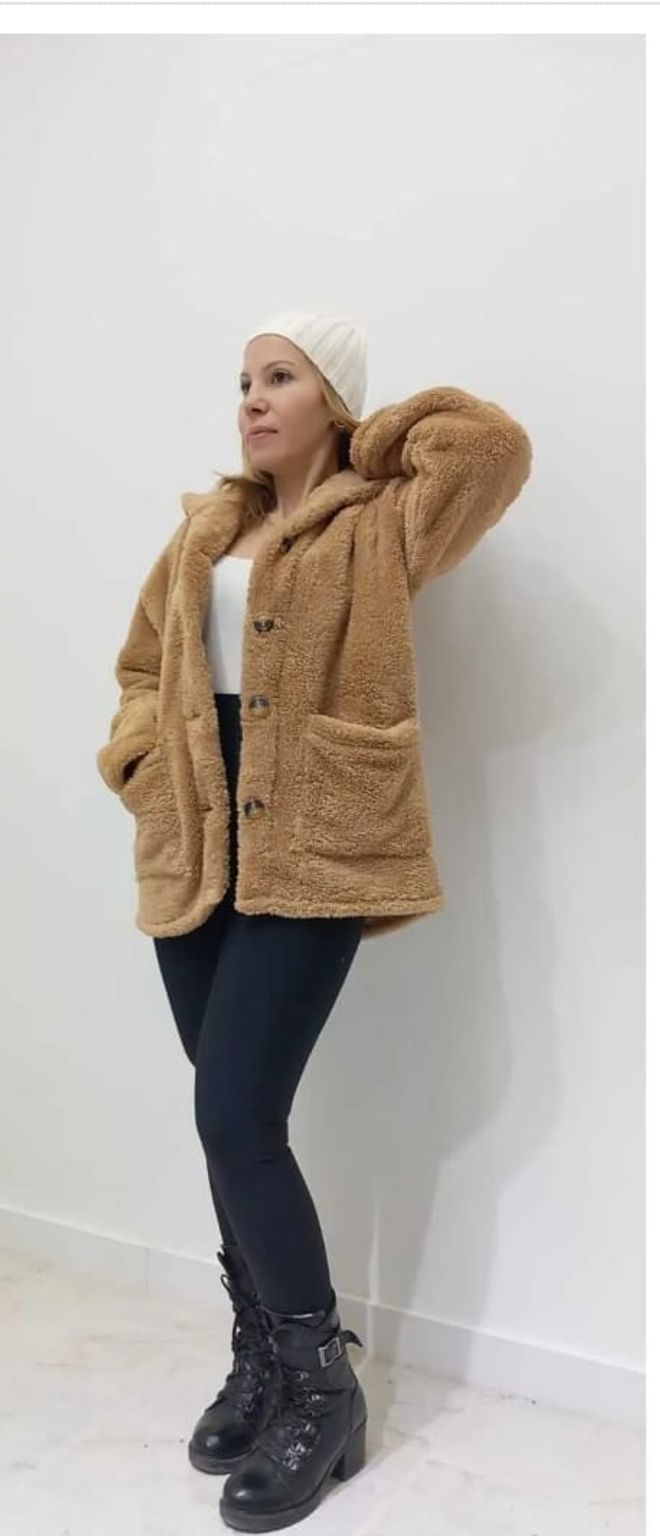 MyBee Veste En Peluche Vêtements en gros Décontracté
