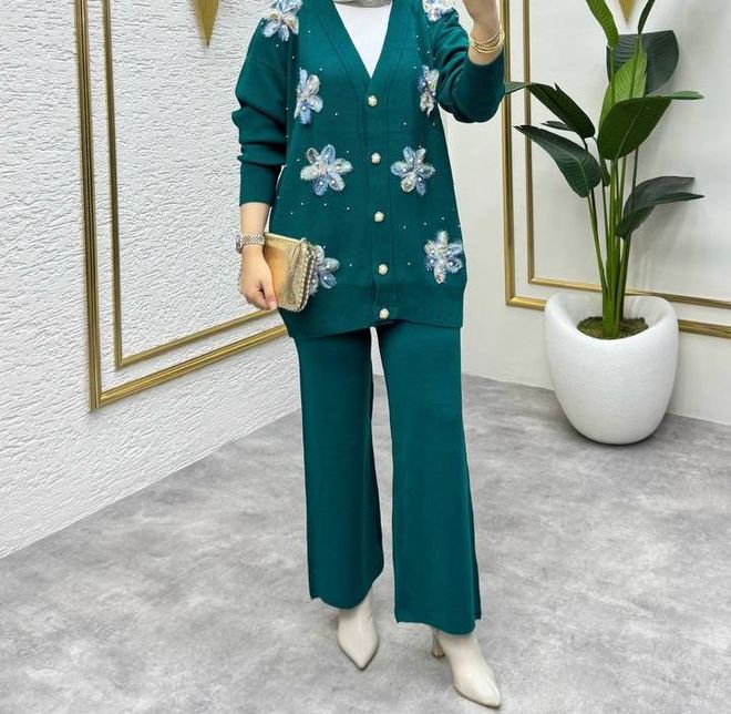 MyBee Abito Formale Elegante Verde Abbigliamento all'ingrosso Casuale