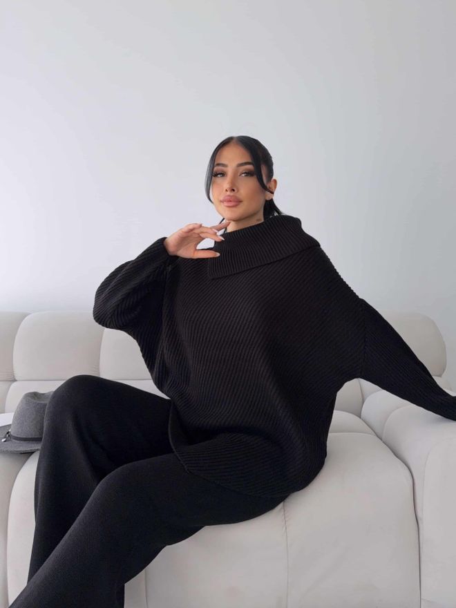 MyBee Negro Casual Elegante Traje Ropa al por mayor Salón