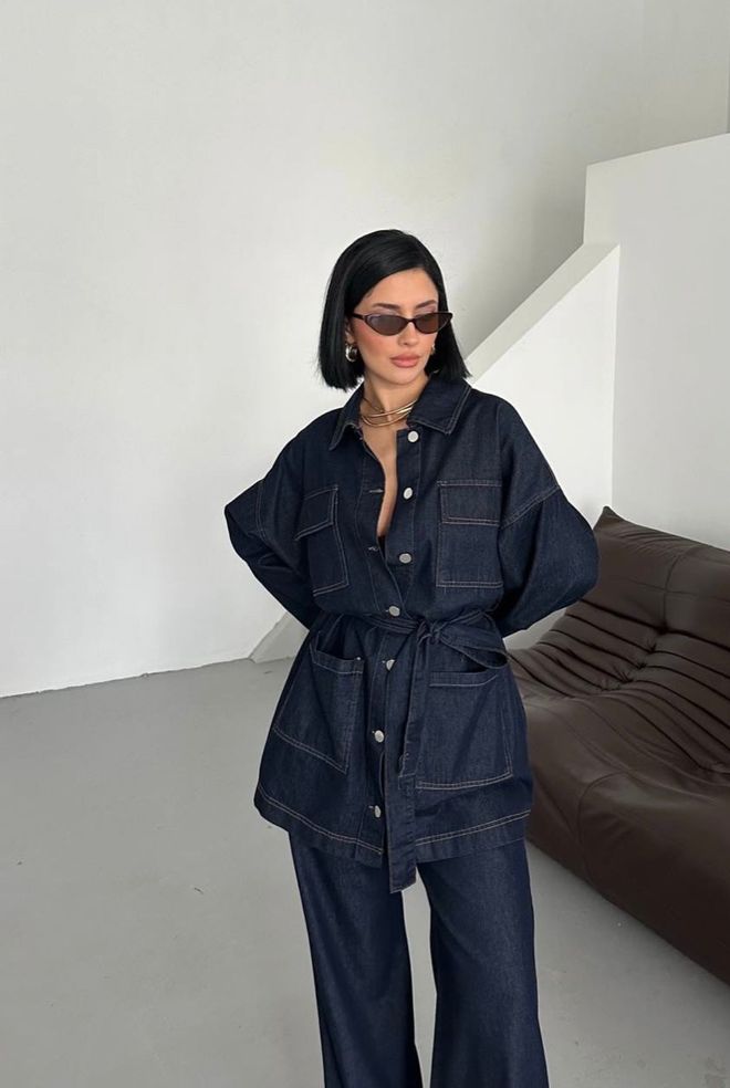 MyBee Elegantný Formálny Navy Blue Oblek Veľkoobchod s oblečením 1