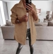 Hurtowa modelka nosi 39325-coat-beige, turecka hurtownia  firmy 