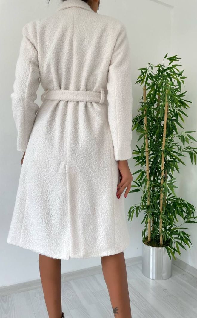 MyBee Coat White Wholesale Clothing Wool