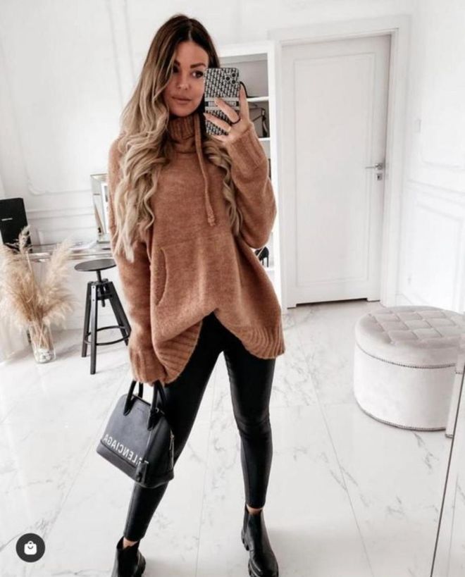 MyBee Sweater Camel Wholesale Clothing Modest