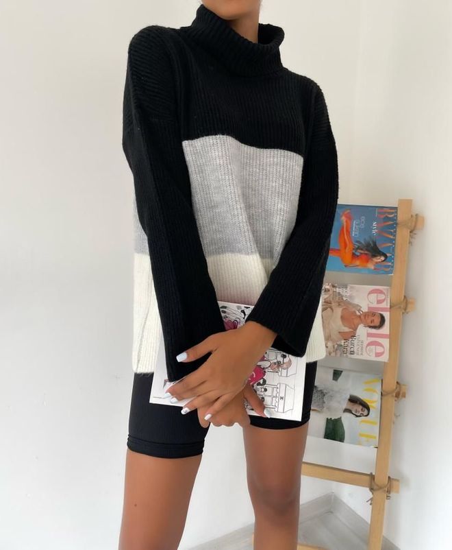 MyBee Sweater Black Wholesale Clothing Wool