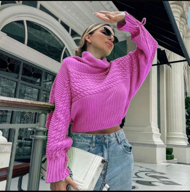 MyBee سترة فوشيا ملابس بالجملة غير رسمي