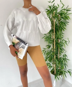 Un model de îmbrăcăminte angro poartă 39414 - Sweater - White, turcesc angro Pulover de MyBee