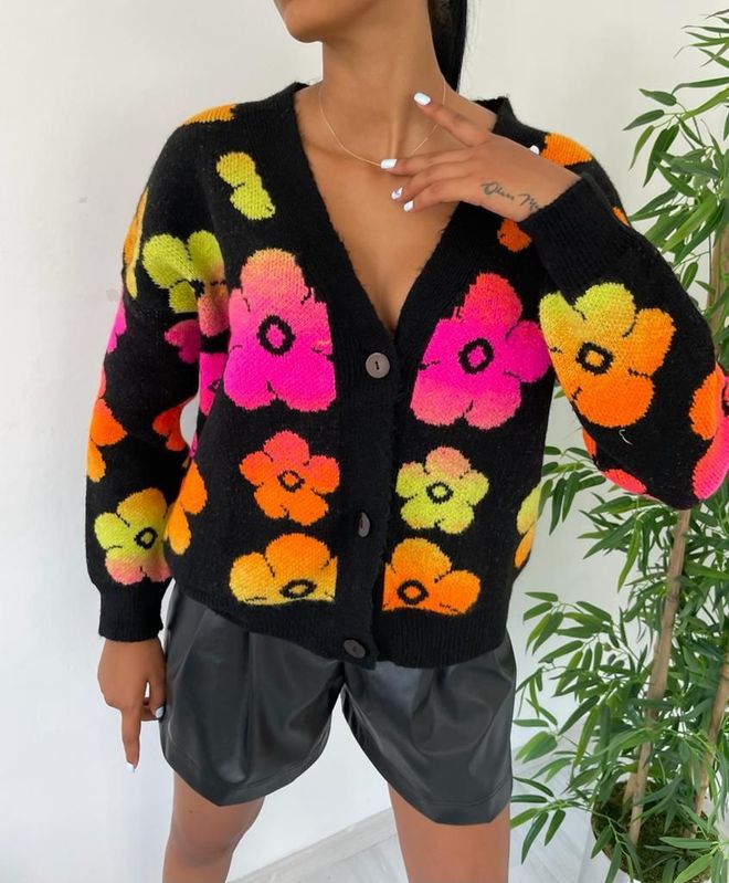 MyBee Cardigan Black Wholesale Clothing Casual