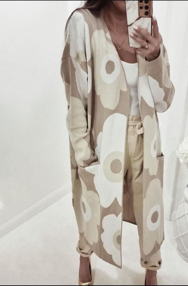 MyBee Gilet Marron Vêtements en gros Laine