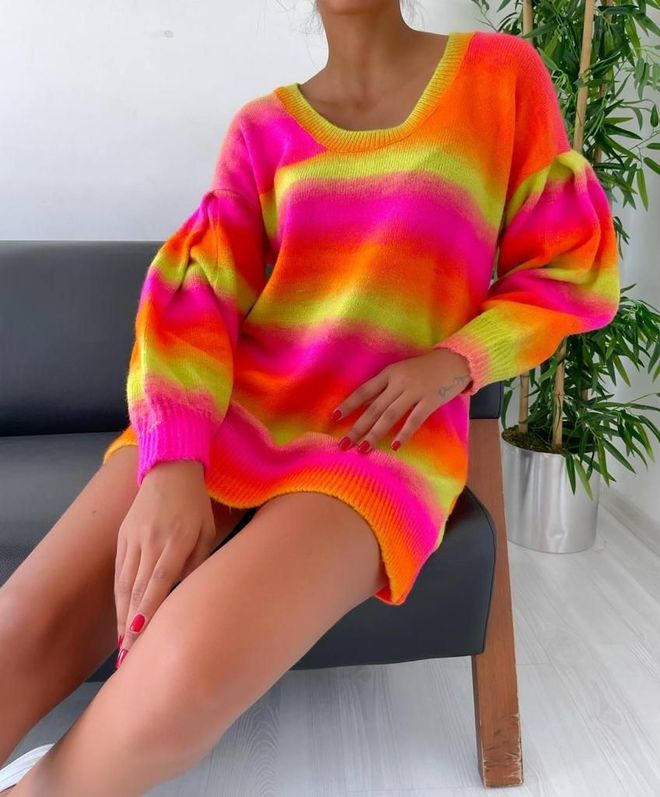 MyBee سترة ملونة متنوعة فوشيا ملابس بالجملة غير رسمي