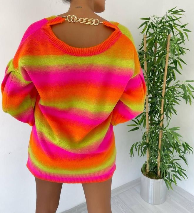 MyBee سترة ملونة متنوعة فوشيا ملابس بالجملة عمل