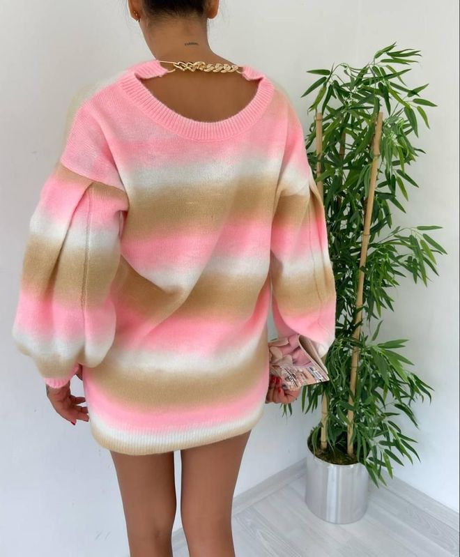 MyBee Sweter Mix kolorów Różowy Hurtowa sprzedaż odzieży Praca