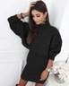 Un model de îmbrăcăminte angro poartă 39493-dress-and-blouse-suit-black, turcesc angro  de 