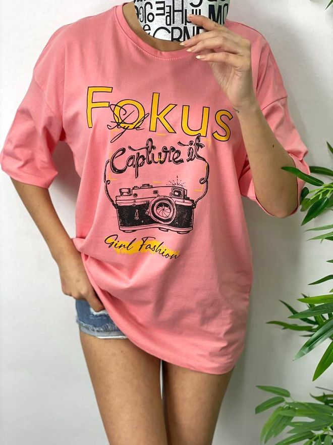 MyBee T Shirt Focus Rose Vêtements en gros Rendez - vous amoureux
