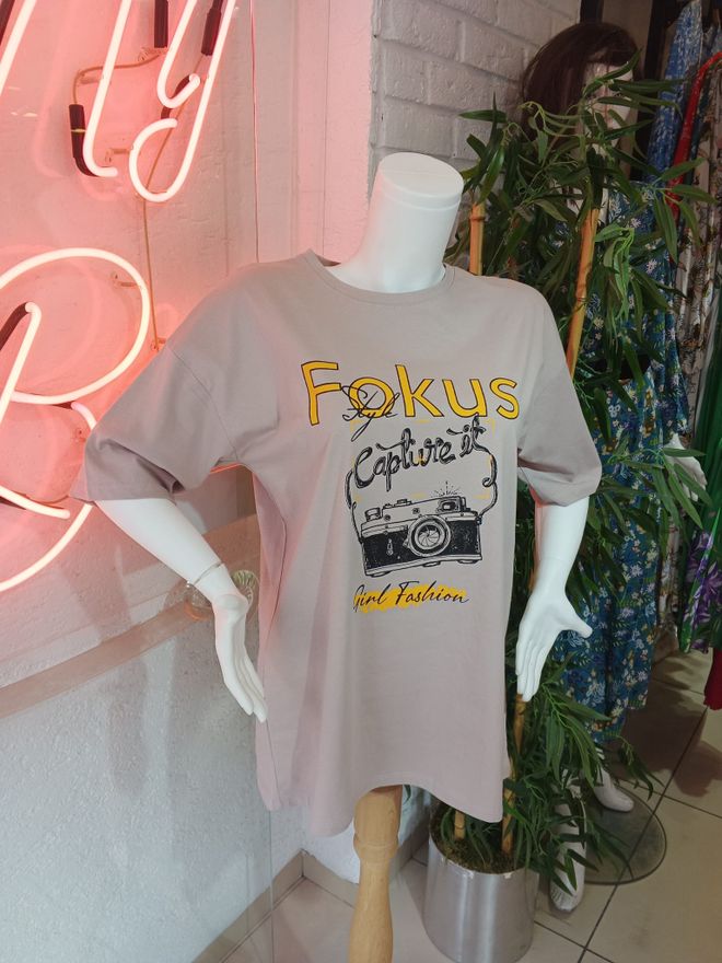 MyBee Tricou Focus Nurcă Îmbrăcăminte cu ridicata Casual