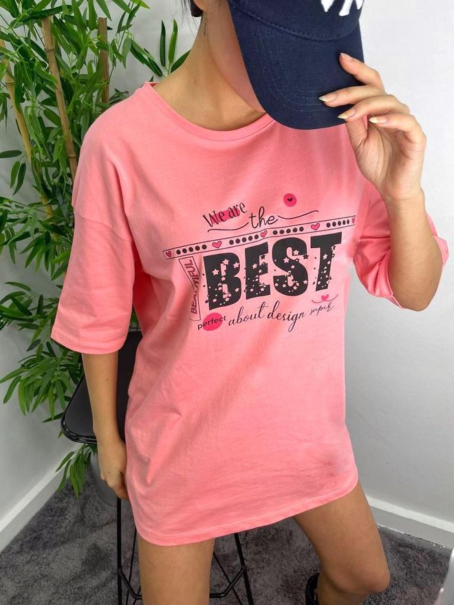 MyBee T Shirt Best Pink Wholesale Clothing Casual