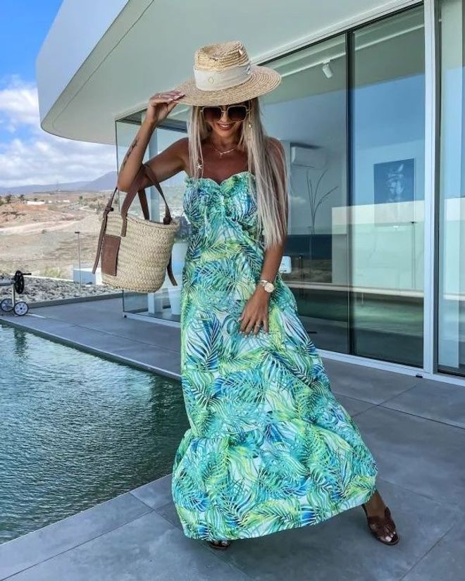 MyBee Rochie Plisată În Față Verde Îmbrăcăminte cu ridicata Casual