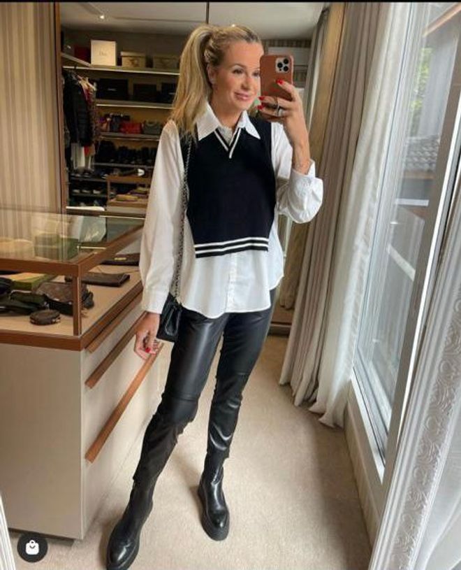 MyBee Sweater Detailed Shirt Black Wholesale Clothing Casual