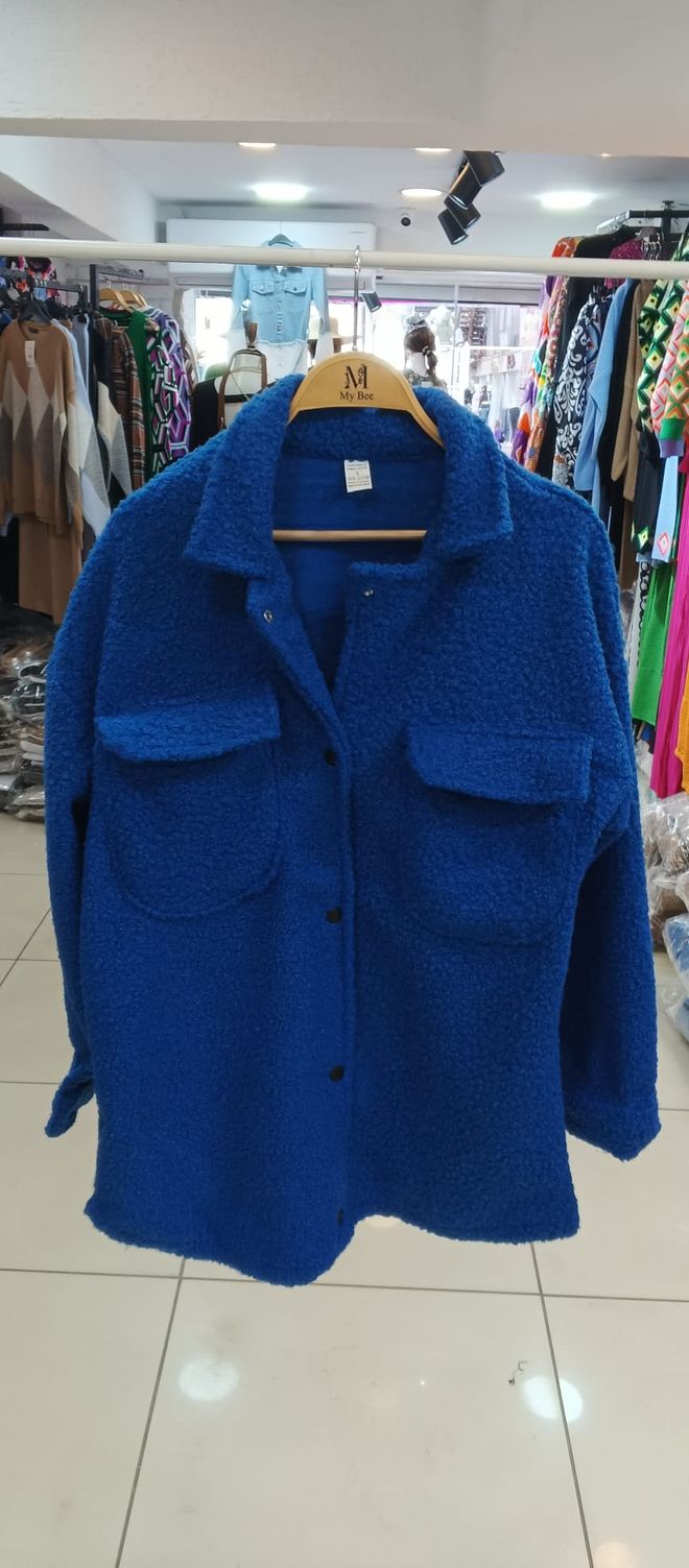 MyBee Куртка Рубашка Синий Оптовая продажа одежды Повседневный