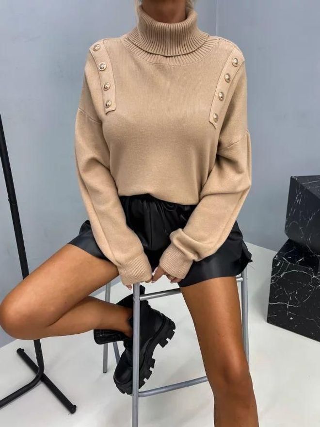 MyBee سترة صياد السمك المحبوكة جملي ملابس بالجملة غير رسمي