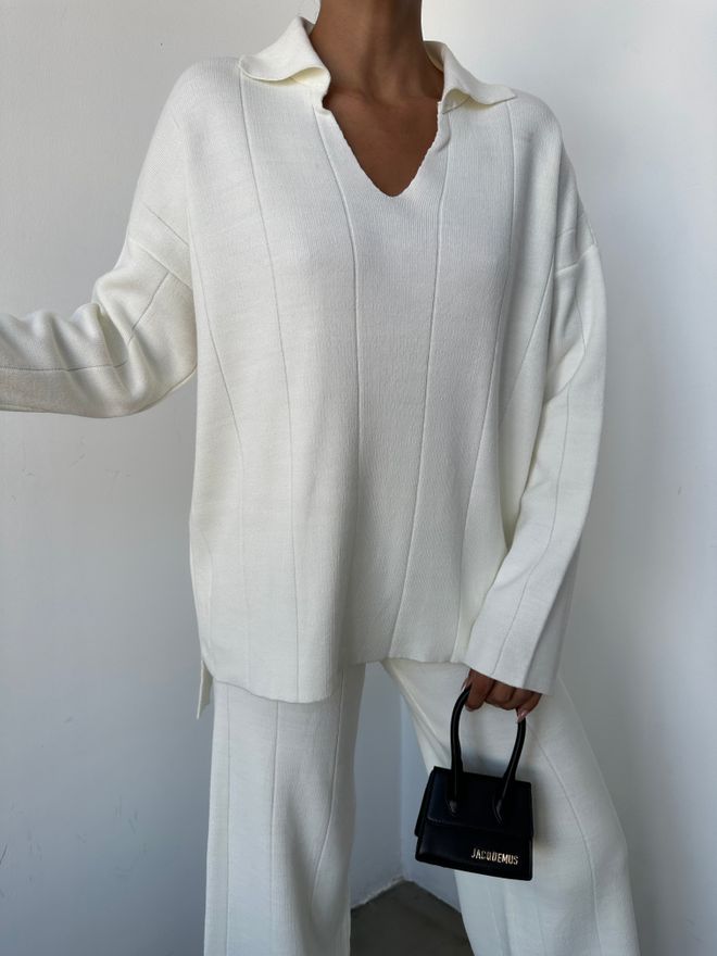 MyBee Traje De Punto Crudo Ropa al por mayor Salón