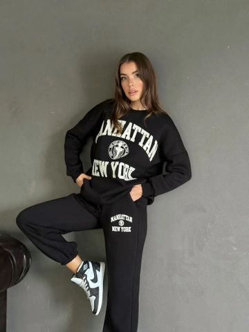 Wholesale Spring Tracksuit Set For Women Long Sleeve Pullover Crop